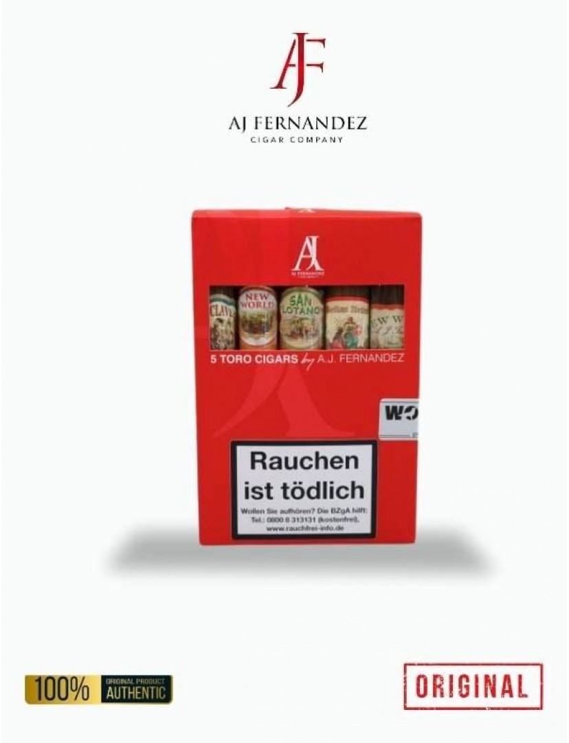 AJ FERNANDEZ TORO SAMPLER PURO-5'Lİ PAKET