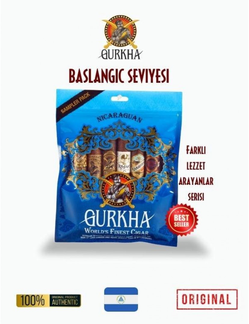 gurkha sample pack blue 6'lı