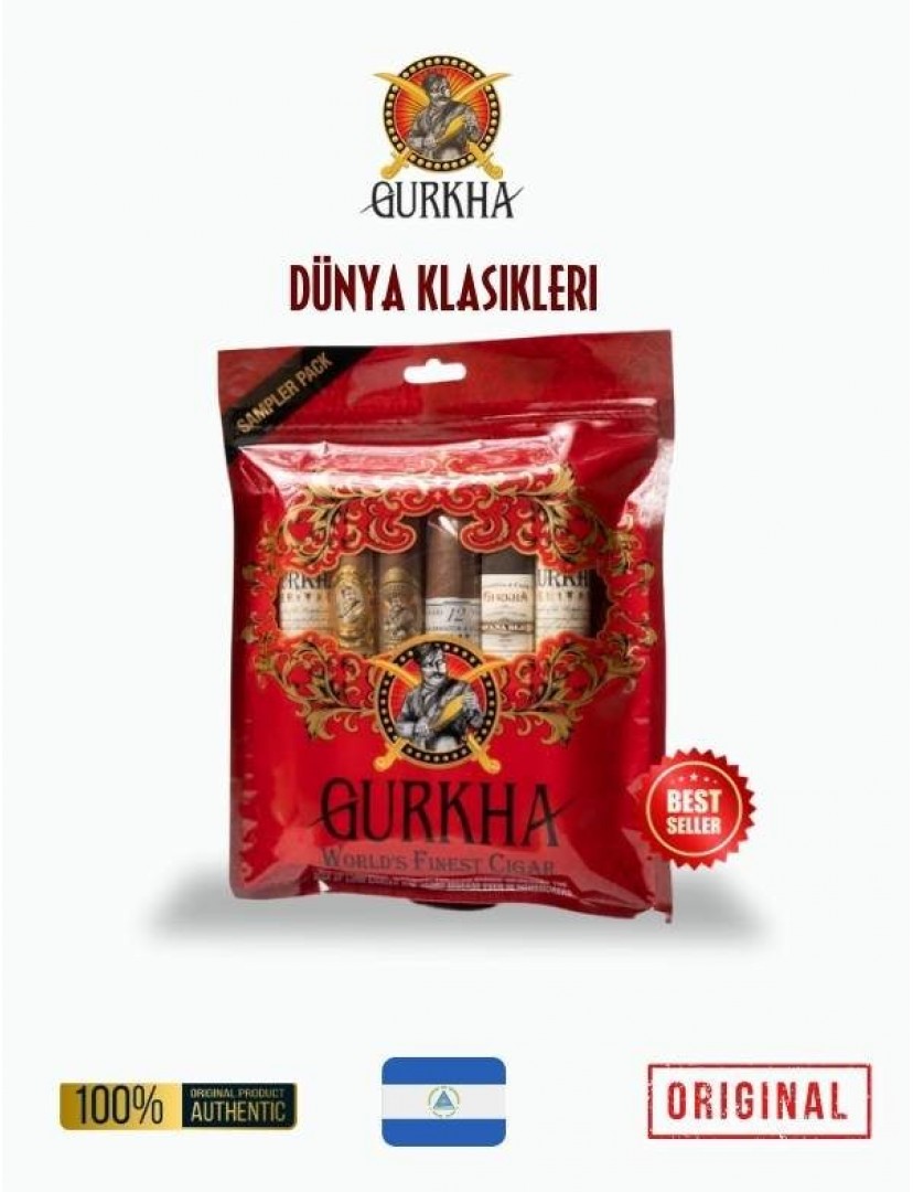 gurkha sample pack red 6'lı