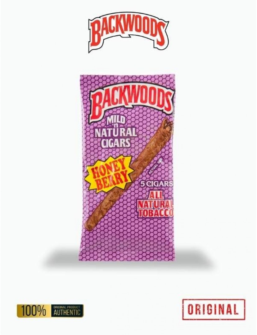 Backwoods Honey-berry ıslak puro pack (bögürtlen Aromalı)