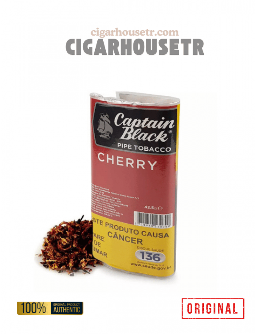 Captain black cherry pipo tütünü 42,5Gr