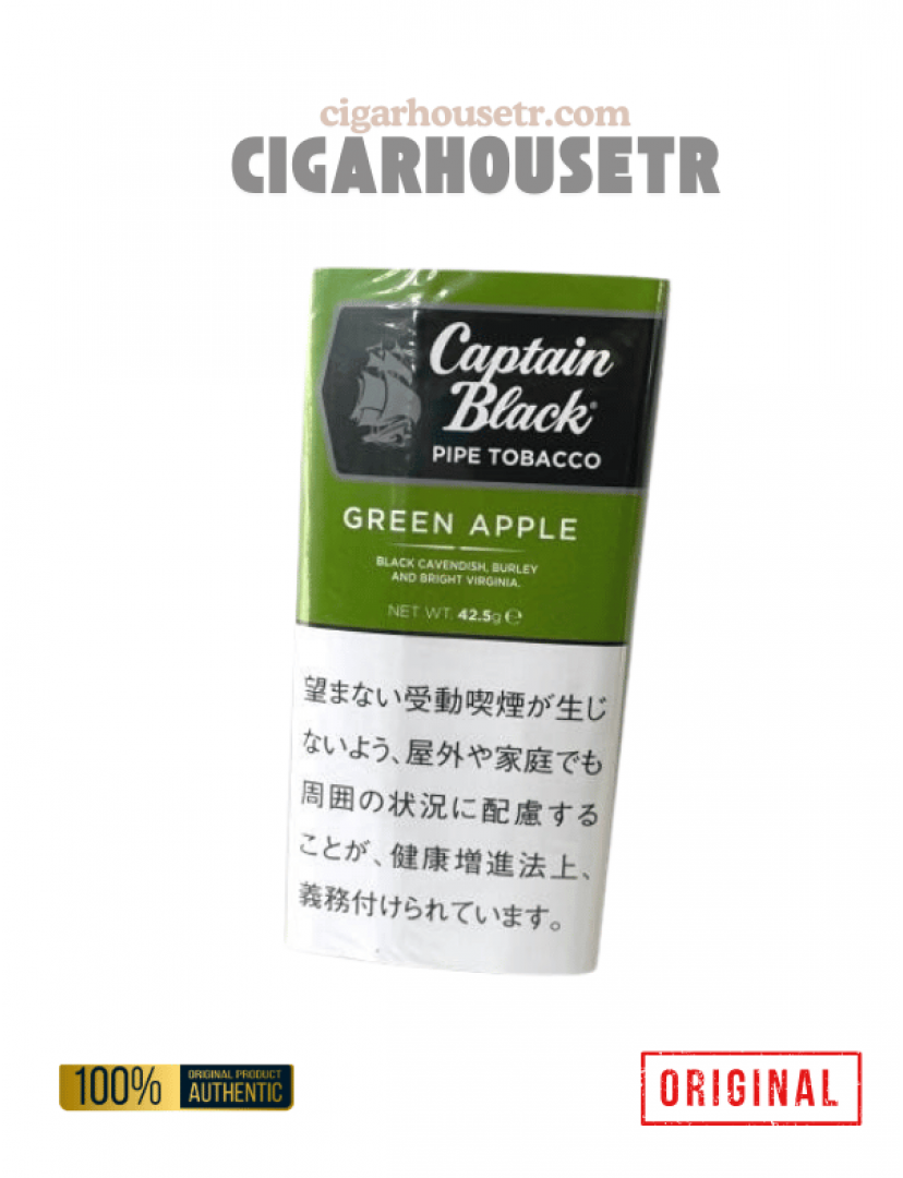 captain black elma apple pipo tütünü 42,5GR