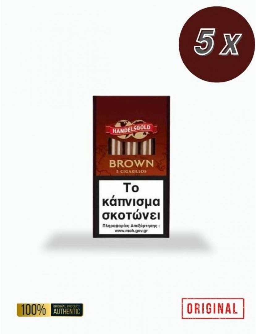 HANDELSGOLD BROWN CIGARILLOS 5S