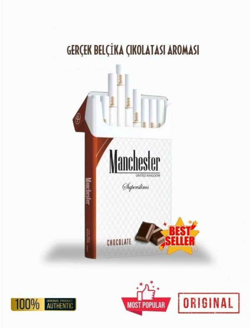 manchester superslims chocolate-sigara-aromalı