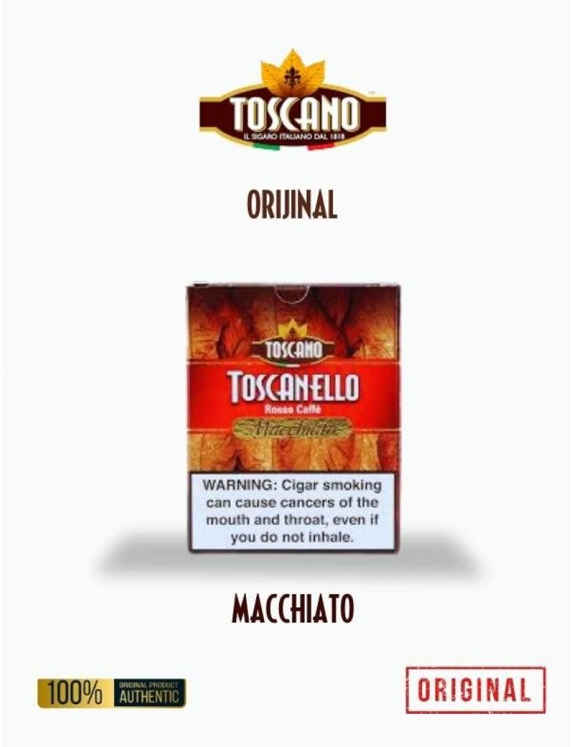 Toscanello macchiato 5'li-kahve aromalı